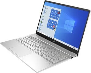 HP Pavilion 15 4S8V5EA AMD Ryzen 7 5700U, RAM 16 GB, 512 GB SSD, AMD Radeon Graphics, Windows 11 Home, Silver kaina ir informacija | Nešiojami kompiuteriai | pigu.lt