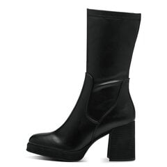 Auliniai batai moterims Marco Tozzi 25345, juodi kaina ir informacija | Aulinukai, ilgaauliai batai moterims | pigu.lt