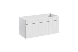 Тумба для ванной комнаты Comad Iconic White 82-100-D-1S, белый цена и информация | Шкафчики для ванной | pigu.lt
