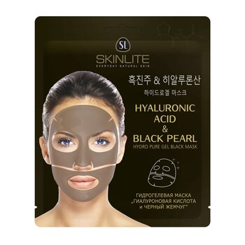 Hidrogelio veido kaukė Slinlite Hyaluronic Acid & Black Pearl, 1 vnt kaina ir informacija | Veido kaukės, paakių kaukės | pigu.lt