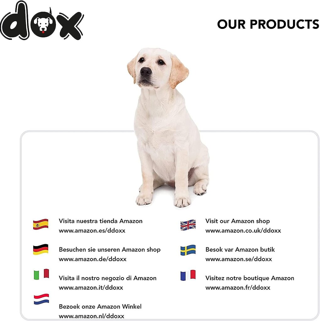 Reguliuojamos petnešos šunims Ddoxx no pull, L, mėlynos цена и информация | Antkakliai, petnešos šunims | pigu.lt