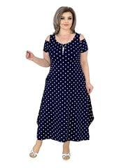Женское летнее платье POLY MARS, синее цена и информация | Платья | pigu.lt