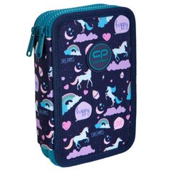 Forminis dviejų skyrių penalas su priedais CoolPack Jumper 2 Happy Unicorn цена и информация | Пеналы | pigu.lt