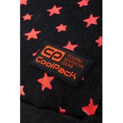 Kuprinė CoolPack Dart Orange Stars, juoda/raudona kaina ir informacija | Kuprinės mokyklai, sportiniai maišeliai | pigu.lt