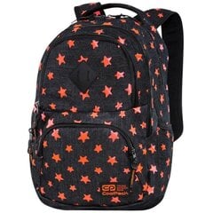 Kuprinė CoolPack Dart Orange Stars, juoda/raudona цена и информация | Школьные рюкзаки, спортивные сумки | pigu.lt