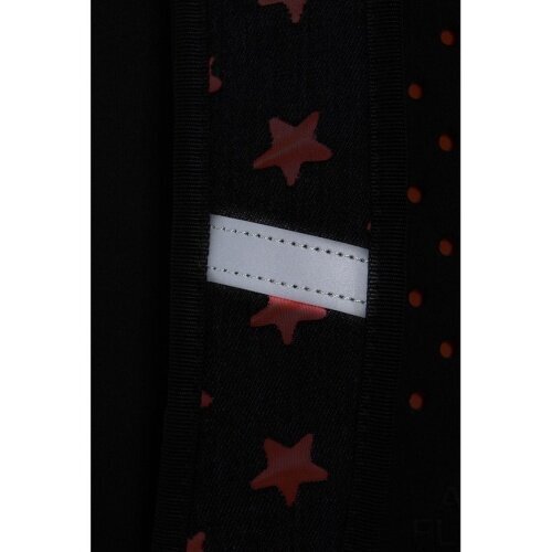 Kuprinė CoolPack Dart Orange Stars, juoda/raudona kaina ir informacija | Kuprinės mokyklai, sportiniai maišeliai | pigu.lt