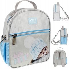 Ikimokyklinuko kuprinė Starpak Kitty Blue 485895, 24x20x6 cm цена и информация | Школьные рюкзаки, спортивные сумки | pigu.lt
