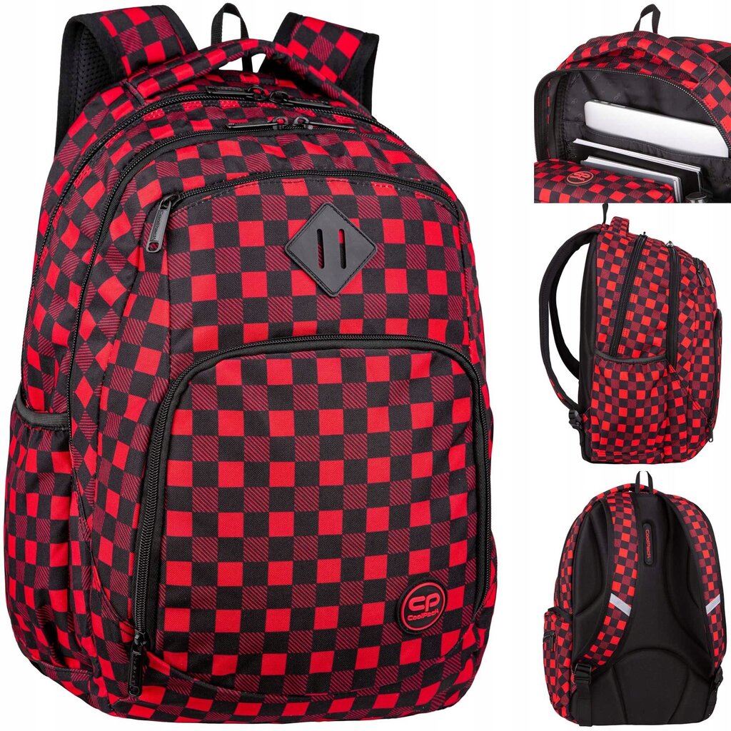 Mokyklinė kuprinė CoolPack Red F024724, raudona kaina ir informacija | Kuprinės mokyklai, sportiniai maišeliai | pigu.lt