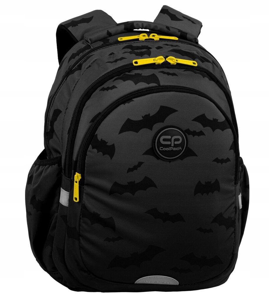 Mokyklinė kuprinė CoolPack Dark Knight, juoda kaina ir informacija | Kuprinės mokyklai, sportiniai maišeliai | pigu.lt
