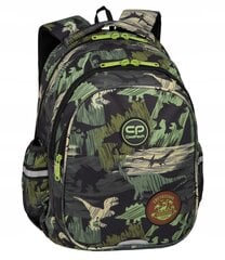 Mokyklinė kuprinė CoolPack Adventure, žalia цена и информация | Школьные рюкзаки, спортивные сумки | pigu.lt