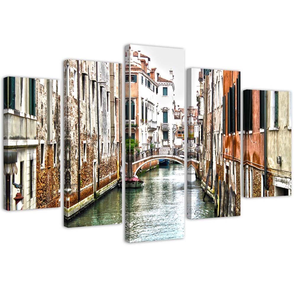 Penkių dalių reprodukcija Venecija цена и информация | Reprodukcijos, paveikslai | pigu.lt