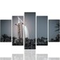 Penkių dalių reprodukcija Modernus viešbutis Dubajuje kaina ir informacija | Reprodukcijos, paveikslai | pigu.lt