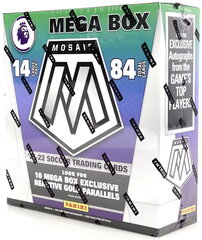 Futbolo kortelės Panini Mosaic Premier League 2021/2022 Mega Box, 84 vnt. kaina ir informacija | Kolekcinės kortelės | pigu.lt