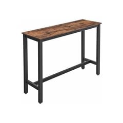 Консольный стол Vasagle коричневый цена и информация | Столы-консоли | pigu.lt