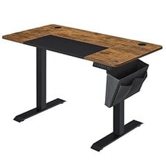 Reguliuojamas staliukas Vasagle juoda, ruda kaina ir informacija | Kompiuteriniai, rašomieji stalai | pigu.lt