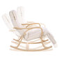 Supama kėdė Songmics, smėlio spalvos kaina ir informacija | Svetainės foteliai | pigu.lt