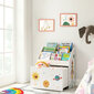 Žaislų lentyna Vasagle, balta kaina ir informacija | Vaikiškos lentynos | pigu.lt