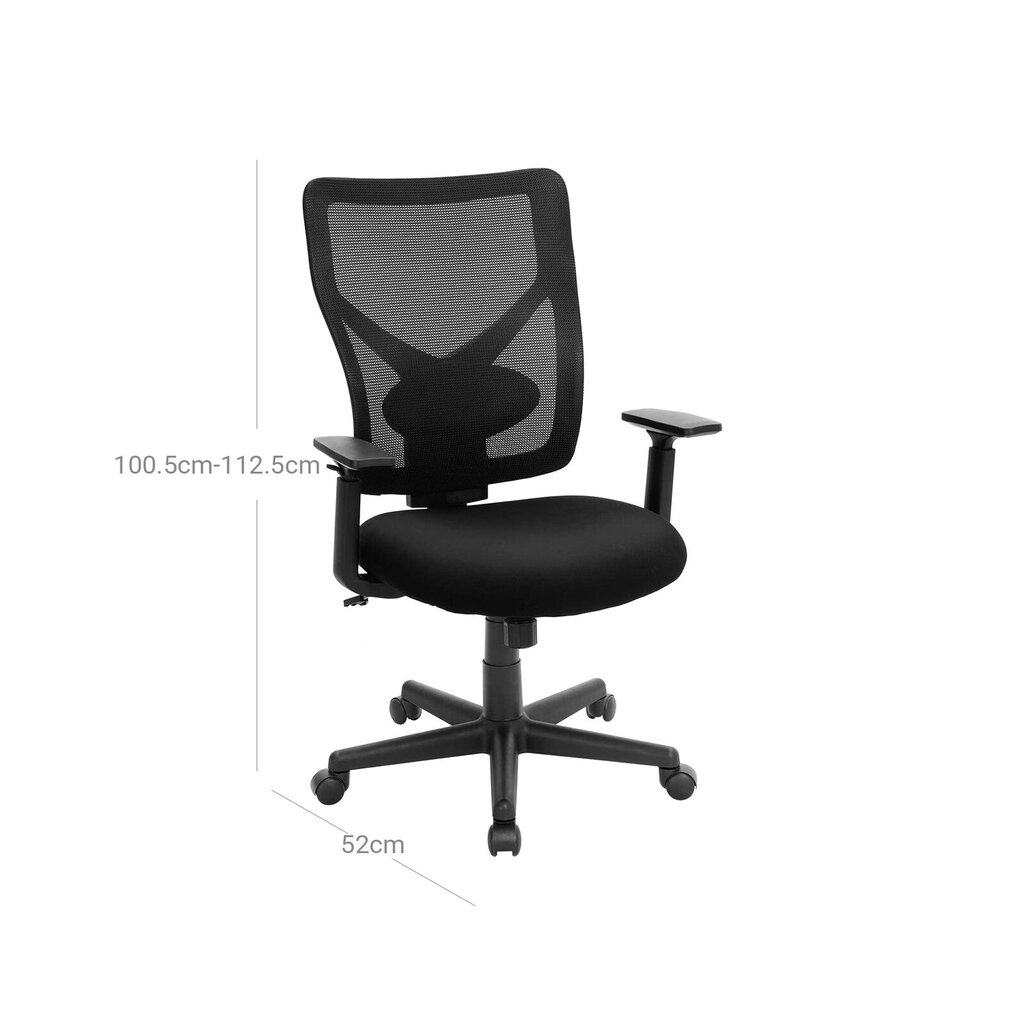 Biuro kėdė Songmics, 112 cm kaina ir informacija | Biuro kėdės | pigu.lt