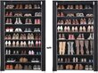 Batų lentyna Vasagle, juoda kaina ir informacija | Batų spintelės, lentynos ir suolai | pigu.lt
