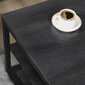 Kavos staliukas Vasagle, juodas kaina ir informacija | Kavos staliukai | pigu.lt
