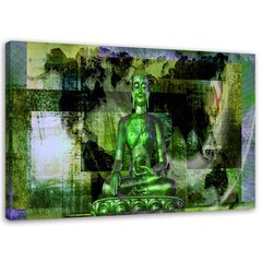 Reprodukcija Buda ir abstraktus fonas kaina ir informacija | Reprodukcijos, paveikslai | pigu.lt