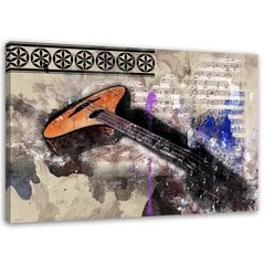 Paveikslas Gitara - abstrakcija цена и информация | Репродукции, картины | pigu.lt