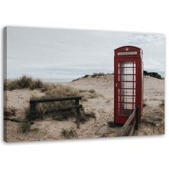 Reprodukcija Telefono kabina paplūdimyje kaina ir informacija | Reprodukcijos, paveikslai | pigu.lt