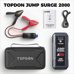Užkūriklis Topdon JS2000 Jump Starter kaina ir informacija | Akumuliatorių krovikliai | pigu.lt