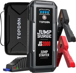 Užkūriklis Topdon JS2000 Jump Starter kaina ir informacija | Akumuliatorių krovikliai | pigu.lt