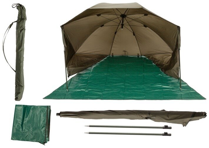Skėtis-palapinė nuo lietaus bei saulės UA-8, 250 cm kaina ir informacija | Kiti žvejybos reikmenys | pigu.lt