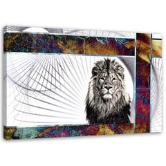 Холст, принцип, величественный лев 39,99 цена и информация | Репродукции, картины | pigu.lt