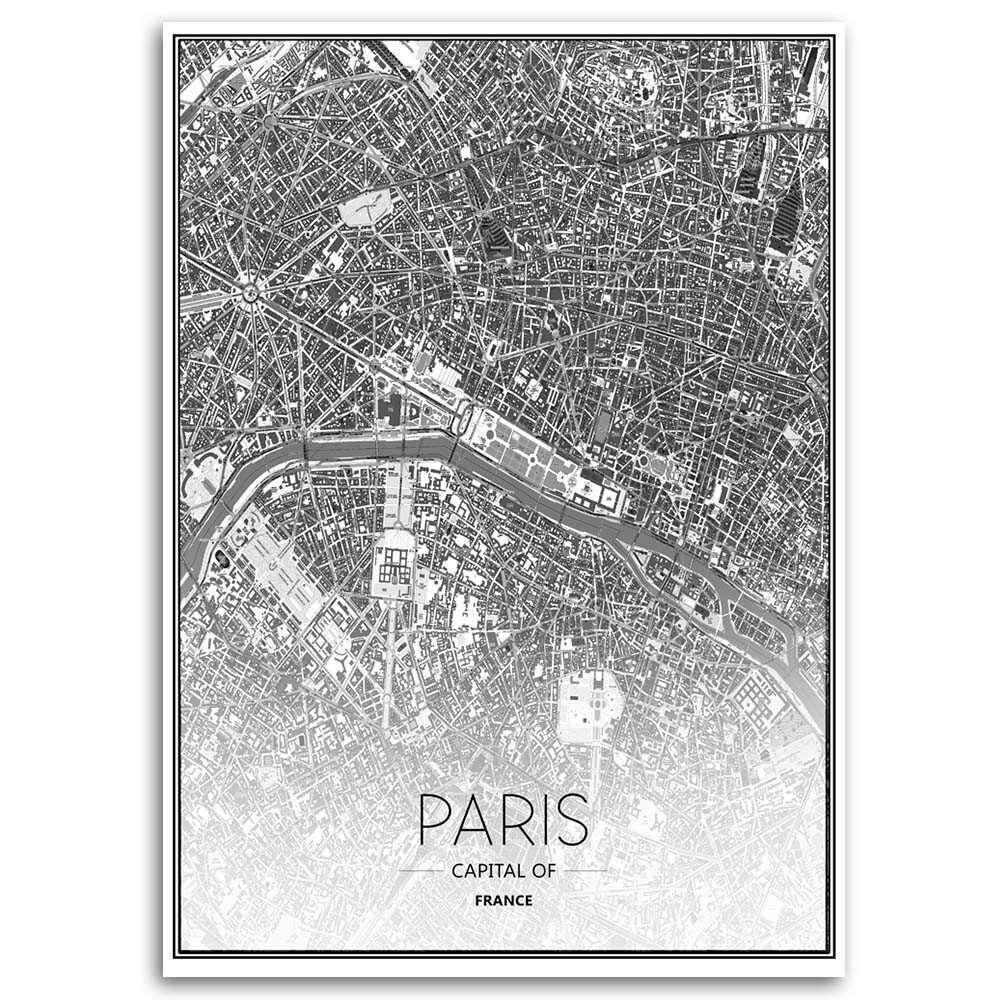 Reprodukcija Paryžiaus planas цена и информация | Reprodukcijos, paveikslai | pigu.lt