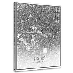 Reprodukcija Paryžiaus planas kaina ir informacija | Reprodukcijos, paveikslai | pigu.lt