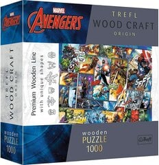 Medinė dėlionė Wood Craft Marvel Comic Universe, 1000 d. kaina ir informacija | Dėlionės (puzzle) | pigu.lt