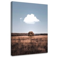 Reprodukcija Vienišas medis ir debesys kaina ir informacija | Reprodukcijos, paveikslai | pigu.lt