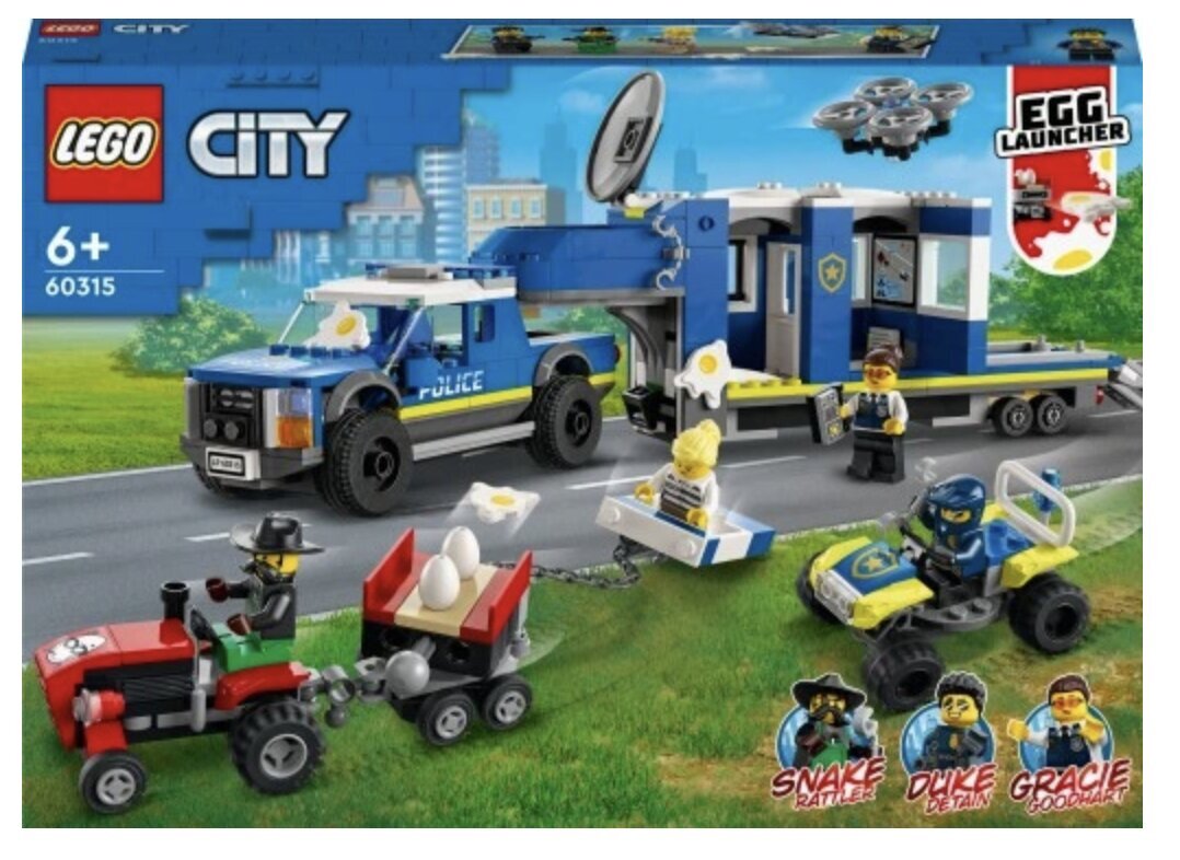 60315 LEGO® City mobilusis policijos valdymo centras kaina ir informacija | Žaislai berniukams | pigu.lt