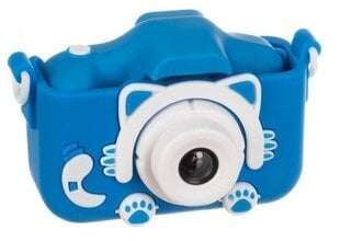 Vaikiškas skaitmeninis fotoaparatas Kruzzel, mėlynas kaina ir informacija | Lavinamieji žaislai | pigu.lt