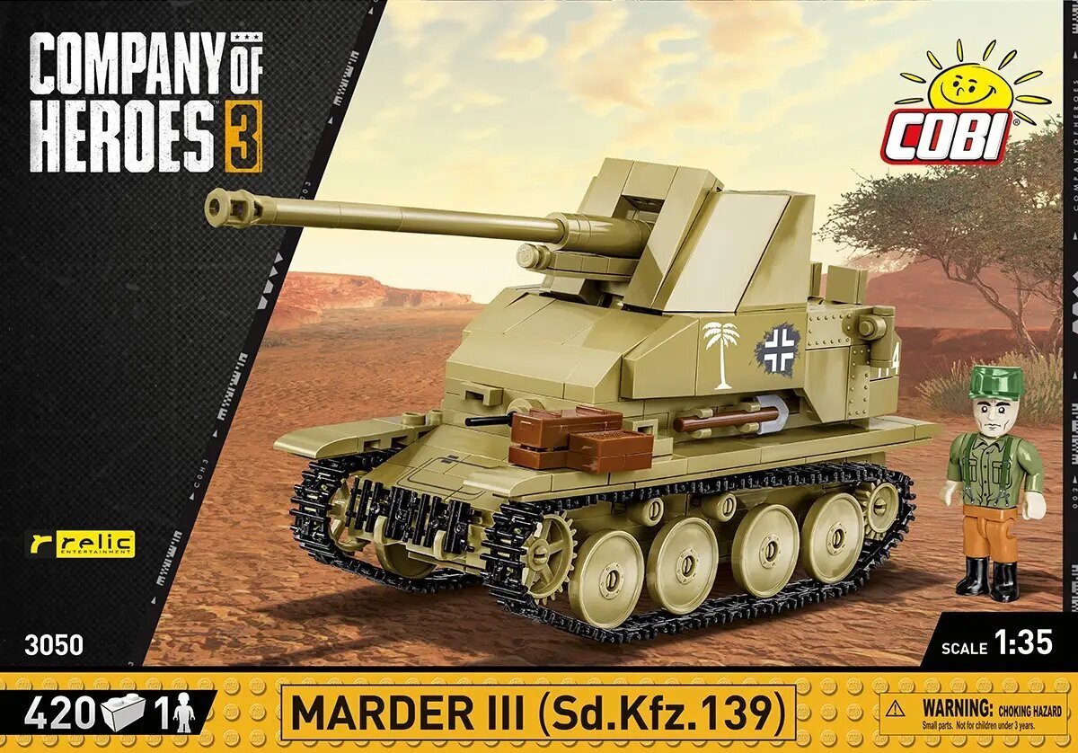 COBI - Конструктор Marder III Sd.Kfz.139 Company of Heroes 3, 1/35, 3050  цена | pigu.lt