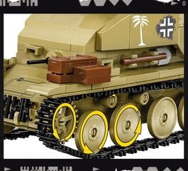 Konstruktorius tankas Plytos Marder III Sd.Kfz.139, 420 d. kaina ir informacija | Konstruktoriai ir kaladėlės | pigu.lt