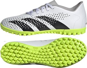 Futbolo batai Adidas Predator Accuracy.4 TF, 42 2/3 dydis, pilki/žali kaina ir informacija | Futbolo bateliai | pigu.lt
