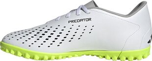 Futbolo batai Adidas Predator Accuracy.4 TF, 42 2/3 dydis, pilki/žali kaina ir informacija | Futbolo bateliai | pigu.lt