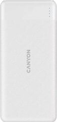 Canyon Powerbank PB-109   10000 mAh  PD|QC|Lightning   white retail цена и информация | Зарядные устройства Power bank | pigu.lt