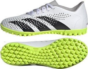 Futbolo batai Adidas Predator Accuracy.4 TF, 45 1/3 dydis, pilki/žali kaina ir informacija | Futbolo bateliai | pigu.lt