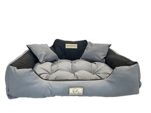 KingDog Grey Waterproof Dog Couch Bed 75x65 см цена и информация | Лежаки, домики | pigu.lt