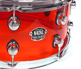 Акриловый сольный барабан Natal Arcadia S-AC-S455-RD1 цена и информация | Ударные инструменты | pigu.lt