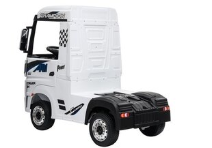 Vienvietis vaikiškas elektromobilis sunkvežimis Mercedes Actros, baltas kaina ir informacija | Elektromobiliai vaikams | pigu.lt