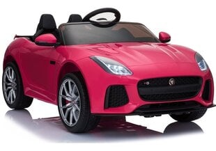 Dvivietis vaikiškas elektromobilis Jaguar F-Type, rožinis kaina ir informacija | Elektromobiliai vaikams | pigu.lt