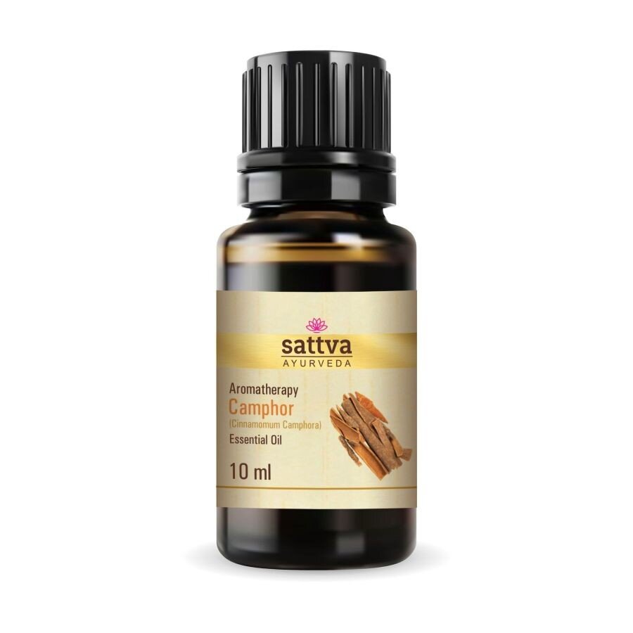 Kamparo eterinis aliejus Sattva Ayurveda, 10ml kaina ir informacija | Eteriniai, kosmetiniai aliejai, hidrolatai | pigu.lt