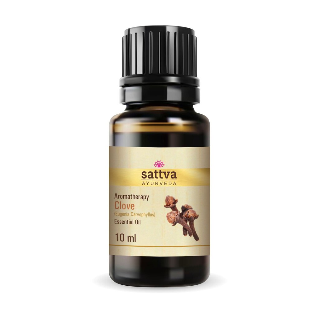 Gvazdikėlių eterinis aliejus Clove, Sattva Ayurveda, 10ml цена и информация | Eteriniai, kosmetiniai aliejai, hidrolatai | pigu.lt