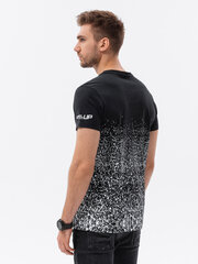 Marškinėliai vyrams Tuter S1625-51827, juodi цена и информация | Мужские футболки | pigu.lt